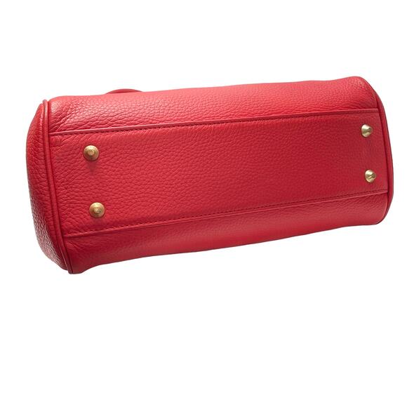 Taschenkinder Big Aurelie Leather Kisslock Frame Bag (Red) - Picture 8 of 12